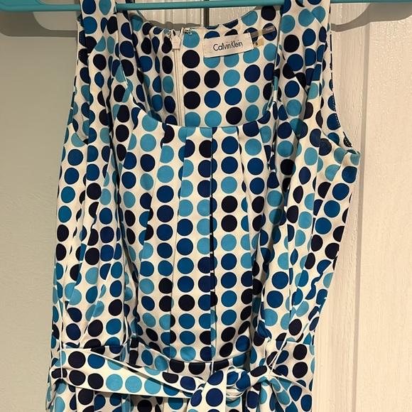 Calvin Klein polka dot dress size 6 - Picture 3 of 5